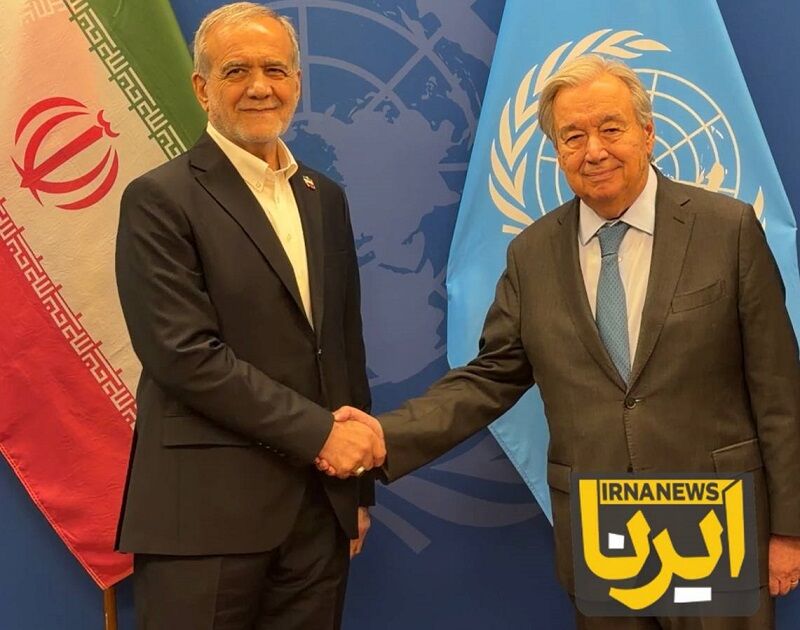 رئیس جمهوری با «آنتونیو گوترش» دبیرکل سازمان ملل دیدار و گفت وگو کرد