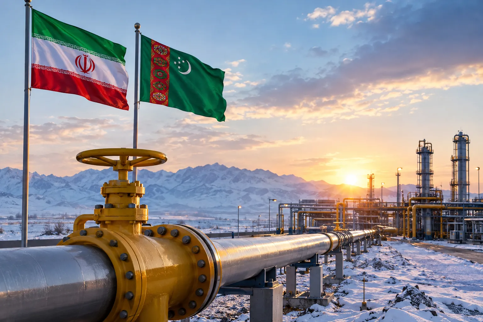 مهار ناترازی گاز در زمستان با واردات گاز از ترکمنستان